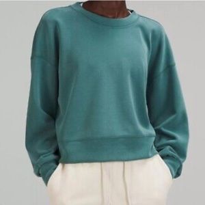 NWT Lululemon Athletica Ribbed Softstreme Perfectly Oversized Cropped Crew